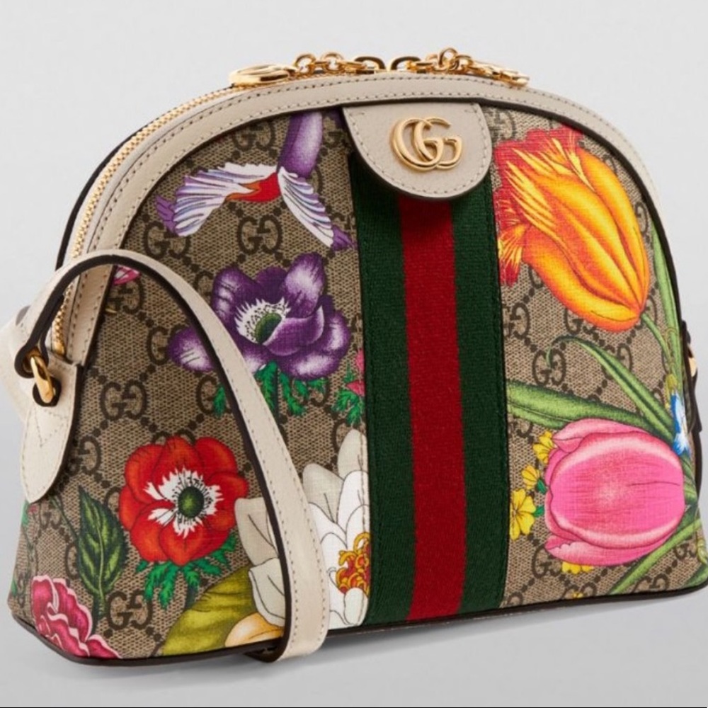 NEW Gucci Ophidia Flora Shoulder Bag